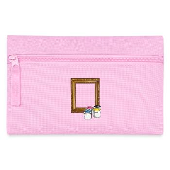 Picture frame // Coloring motif // Children - Pencil Case - pink - Front
