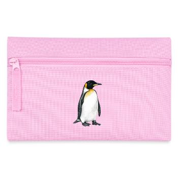 süßer Pinguin - Federtasche - Rosa - Vorne