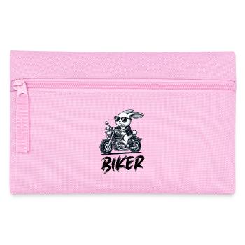 Lapin Moto Motard - Trousse - rose - Devant