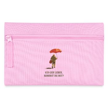Je vais vivre, veux-tu venir avec moi ? - Trousse - rose - Devant