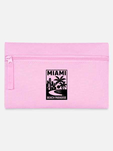 miami florida USA - Federtasche - Rosa