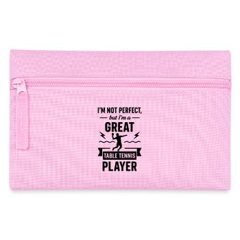 Super joueur de tennis de table drôle - Trousse - rose - Devant