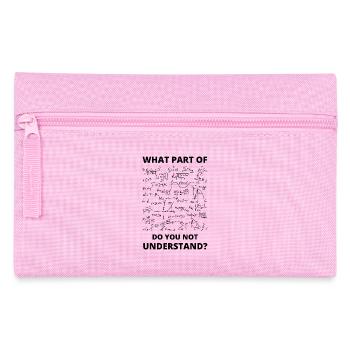 Math Teacher Mathematics Professor Mathematician - Pencil Case - pink - Front
