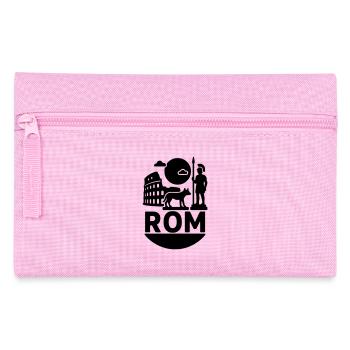 Rome Silhouette Landmark - Pencil Case - pink - Front