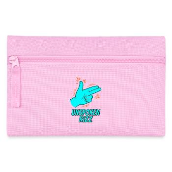 Unspoken Rizz Hand Zeichen - Federtasche - Rosa - Vorne