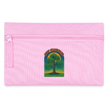 Stay Grounded Willow Sunset - Pencil Case - pink - Front