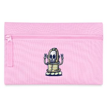 Captain Skeleton Submarine - Pencil Case - pink - Front