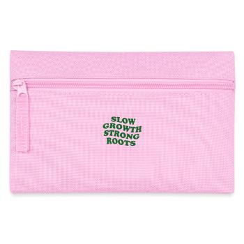 Croissance lente, racines fortes – Motif inspiré de la nature - Trousse - rose - Devant
