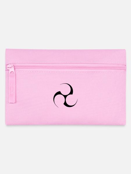 Mitsudomoe Symbol (invertiert) - Federtasche - Rosa