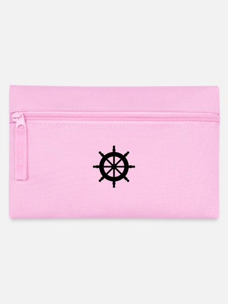 Steuerrad - Federtasche - Rosa