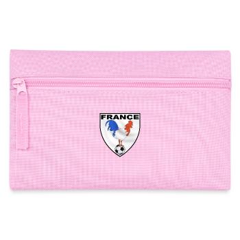 france écusson sport - Trousse - rose - Devant