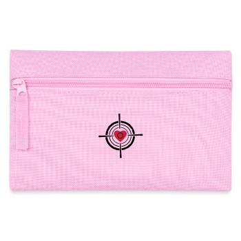 Love target - Federtasche - Rosa - Vorne