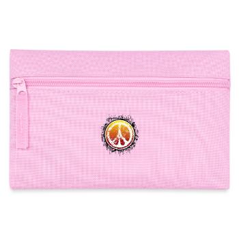 Peace eu - Pencil Case - pink - Front