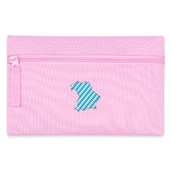 Bayern Landkarte - Federtasche - Rosa - Vorne