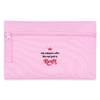 ruhestand - Federtasche - Rosa - Vorne