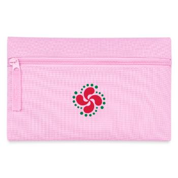 Croix Basque - Lauburu 09 - Trousse - rose - Devant