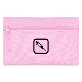 Spritze Logo - Federtasche - Rosa - Vorne