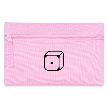 1 cubes (un / 1C) - Trousse - rose - Devant
