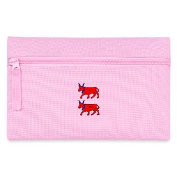 Metzger Rote Kühe des Pays de Béarn - Federtasche - Rosa - Vorne