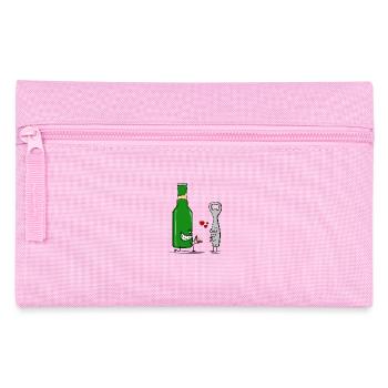Beer Romance - Pencil Case - pink - Front