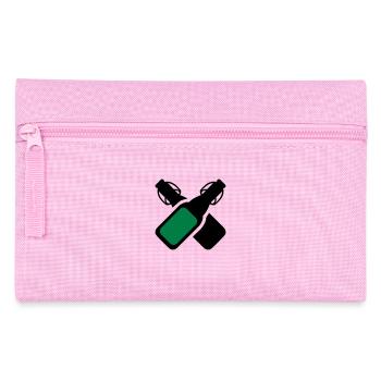 Alkohol - Bierflaschen - Federtasche - Rosa - Vorne