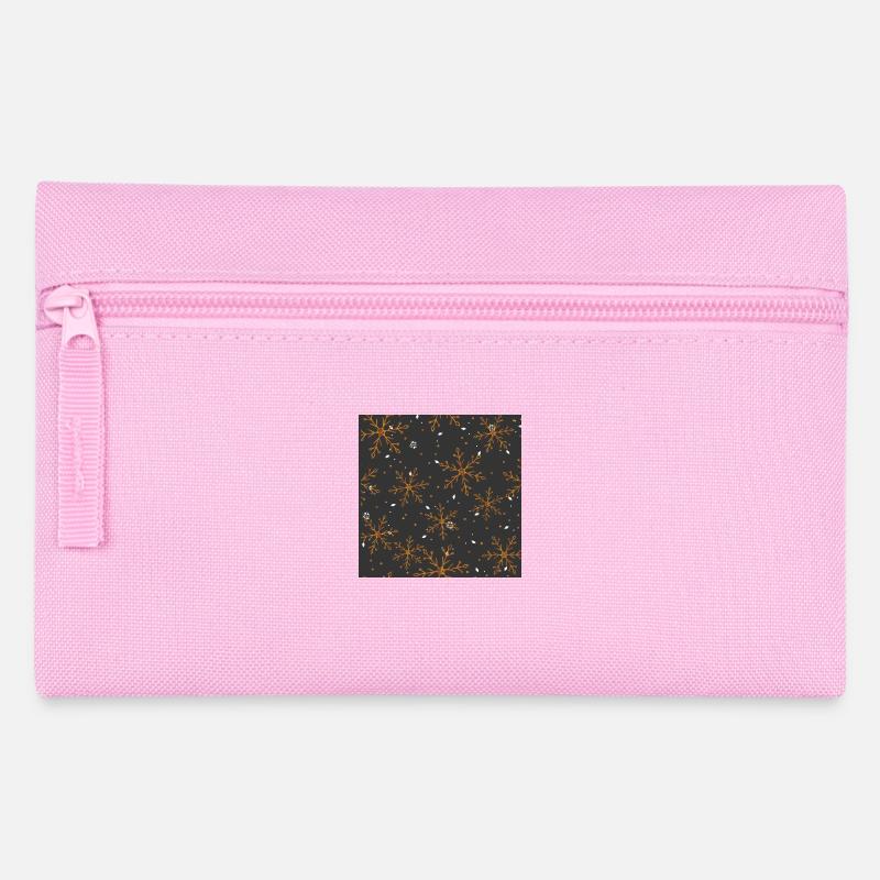 Eiskristall Muster - Federtasche - Rosa