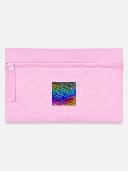 Farbenfroh bunt - Federtasche - Rosa