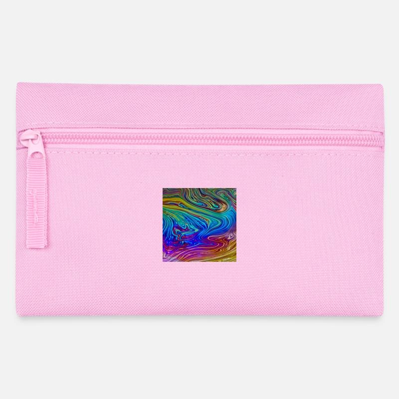 Farbenfroh bunt - Federtasche - Rosa