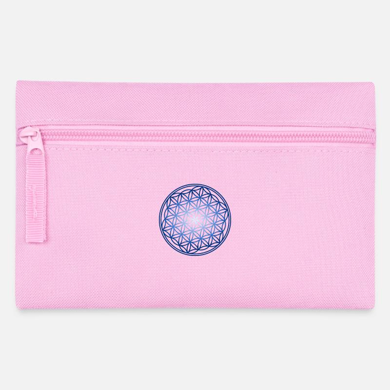 Blume des Lebens - Federtasche - Rosa