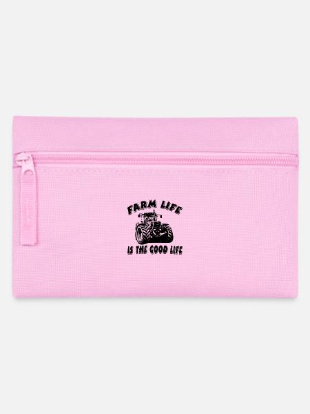 Bauernhof - Federtasche - Rosa