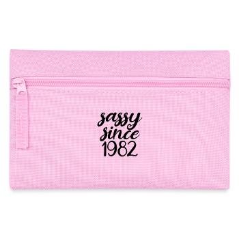 Sassy Since 1982 Funny 40th Birthday Men & Women - Pencil Case - pink - Front