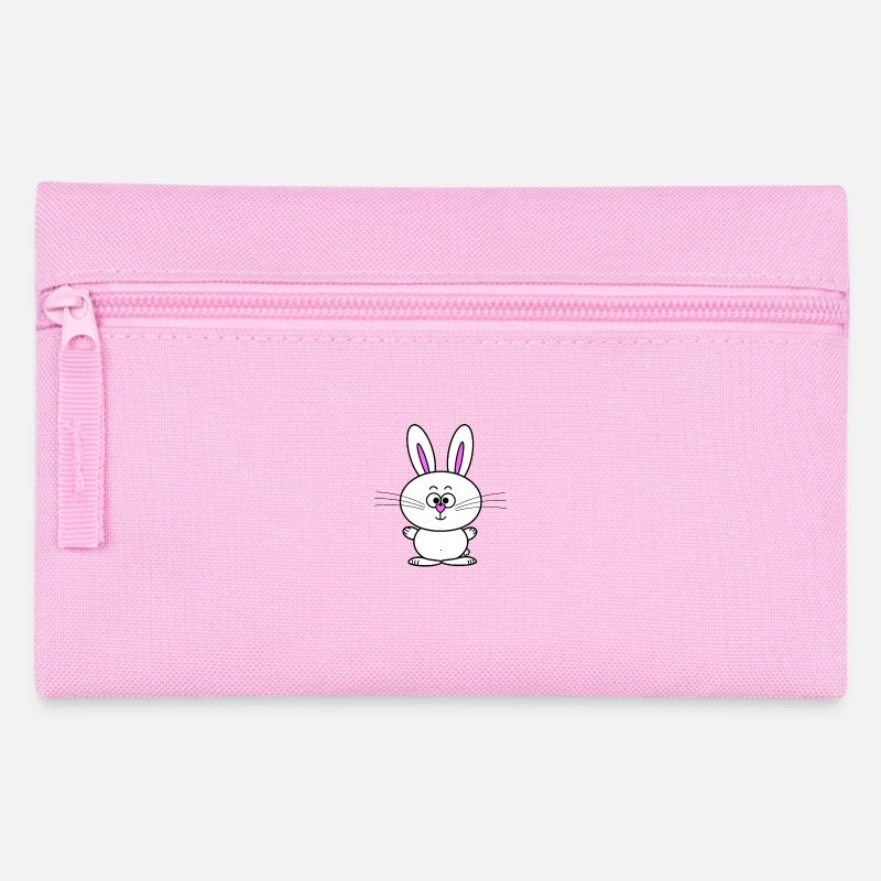 Osterhase - Federtasche - Rosa