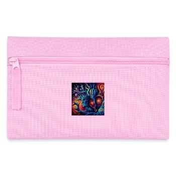 Psy forest fractal - Pencil Case - pink - Front