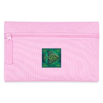 Piranha Fisch Allesfresser - Federtasche - Rosa - Vorne