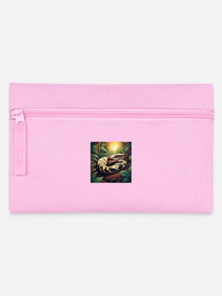 SCHLANGE - Federtasche - Rosa