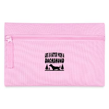 Dackel - Federtasche - Rosa - Vorne