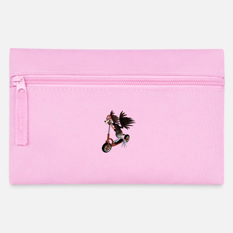 Vautour en scooter - Trousse - rose