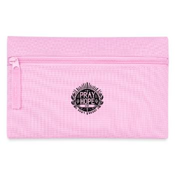 Bete, hoffe und mach dir keine Sorgen - Federtasche - Rosa - Vorne