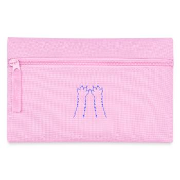 Katzen Klauen Pfote Tatzen Scharfe Krallen Kratzen - Federtasche - Rosa - Vorne