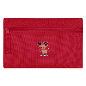 cerfs d’hiver - Trousse - rouge - Devant