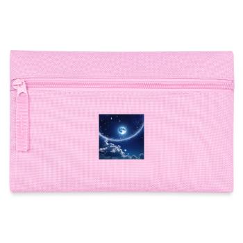 Klarer Nachthimmel - Federtasche - Rosa - Vorne