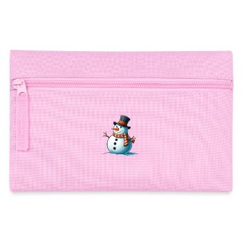 Bonhomme de neige - Trousse - rose - Devant