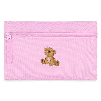Surprised Bear - Pencil Case - pink - Front