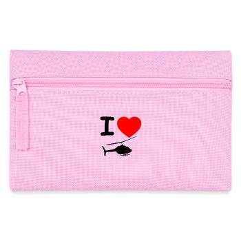 Hubschrauber - Federtasche - Rosa - Vorne