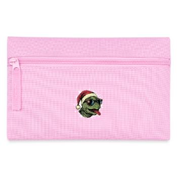 Turtle Christmas Funny - Pencil Case - pink - Front