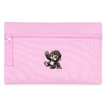 Gorille Enfant - Trousse - rose - Devant