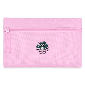 Hibou mignon - Trousse - rose - Devant