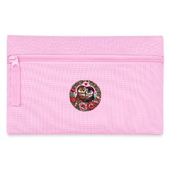 Amour de la loutre - Trousse - rose - Devant