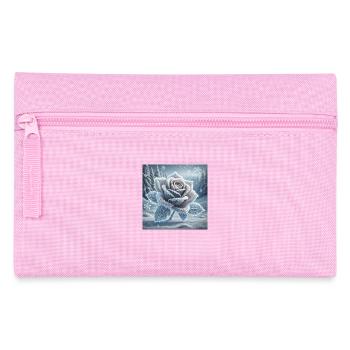 Schnee Rose III - Federtasche - Rosa - Vorne