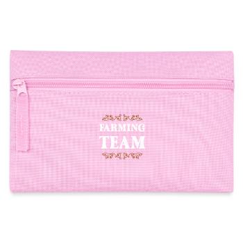 Farming Crew - Federtasche - Rosa - Vorne